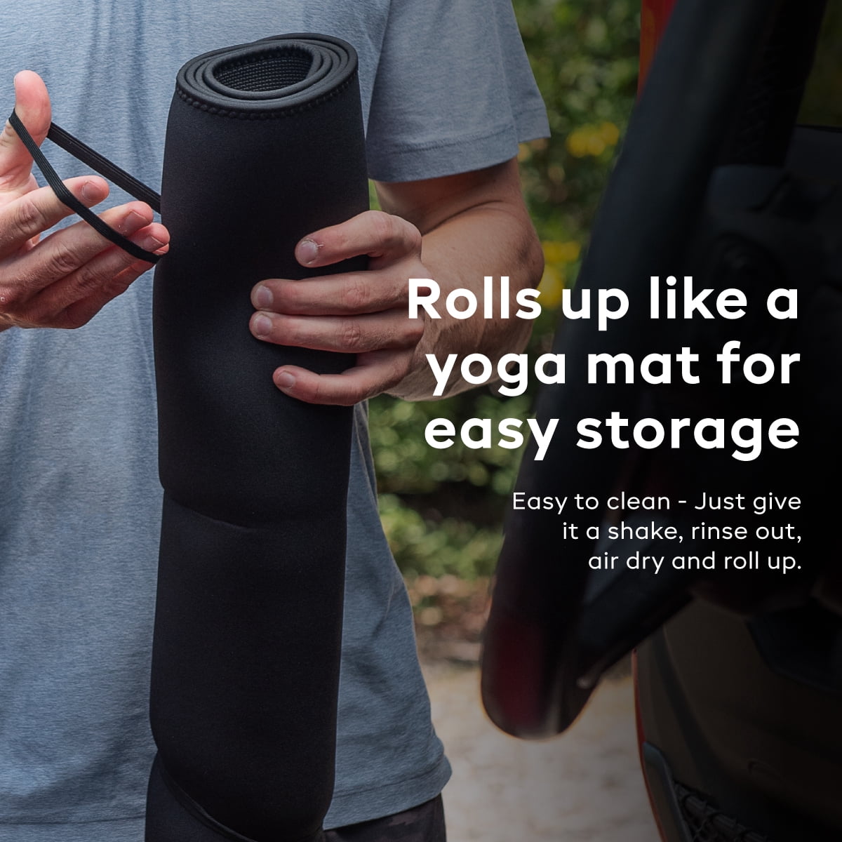 Nonaste Neoprene Car Seat Protector - Waterproof, Odor-Resistant, Sweatproof - Black, 1 Pack