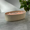 thumbnail image 6 of Better Homes and Gardens 5-Wick 40.5 oz Ceramic Candle, Red Lava & Citrus, Beige, 6 of 8
