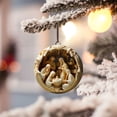 thumbnail image 4 of Nativity Christmas Ornaments,Christmas Nativity Scene Ornaments,3D Acrylic Nativity Scene Christmas Decoration,Religious Christmas Tree Ornaments,Vintage Birth of Jesus Christian Ornaments, 4 of 5
