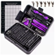 thumbnail image 1 of Kit 170 BLOOSOM Destornilladores Puntas Magnéticas Repara PC Celular Negro/Morado, 1 of 4