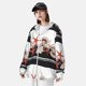 thumbnail image 3 of Balery Starfishes Shells Sudadera ligera de manga larga con capucha y protección solar UPF 50+ para hombre y mujer, ideal para pesca y running-Large, 3 of 7