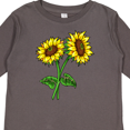 thumbnail image 4 of Inktastic Pair of Sunflowers Boys or Girls Long Sleeve Toddler T-Shirt, 4 of 5