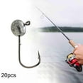 thumbnail image 2 of Anzuelos de pesca para huevos de 20 piezas, accesorios de pesca, prácticos, ligeros, portátiles, para Río 15g, 2 of 8