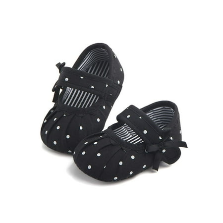 

Hirigin Baby Girls Soft Sole Canvas Crib Shoes Anti-slip Sneaker