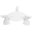 thumbnail image 1 of White Ceramic Dessert Plate for Home Use Lightweight Compact Design 7 inch, 1 of 8