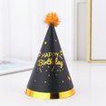 thumbnail image 1 of Sombrero de cumpleaños bronceado, sombrero de fiesta de cumpleaños, atmósfera de fiesta, sombreado, suministros para fiestas, sombrero de 16 cm, 1 of 6