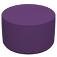 thumbnail image 1 of SoftZone® 18in Round Ottoman Junior - Purple, 1 of 3