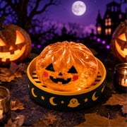 Halloween Dumpling Squishy Mystery Blind Box Halloween Ghost Dumpling Squishy dumpling squishy Stretchy Clear Gel Steamer Stress Balls Cute Holiday Desk Squeeze Toy,4pcs