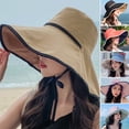 thumbnail image 2 of Women Sun Hat Soft Comfortable Breathable Double-sided Wearable Summer Sun Cap Outdoor Supply, 2 of 7