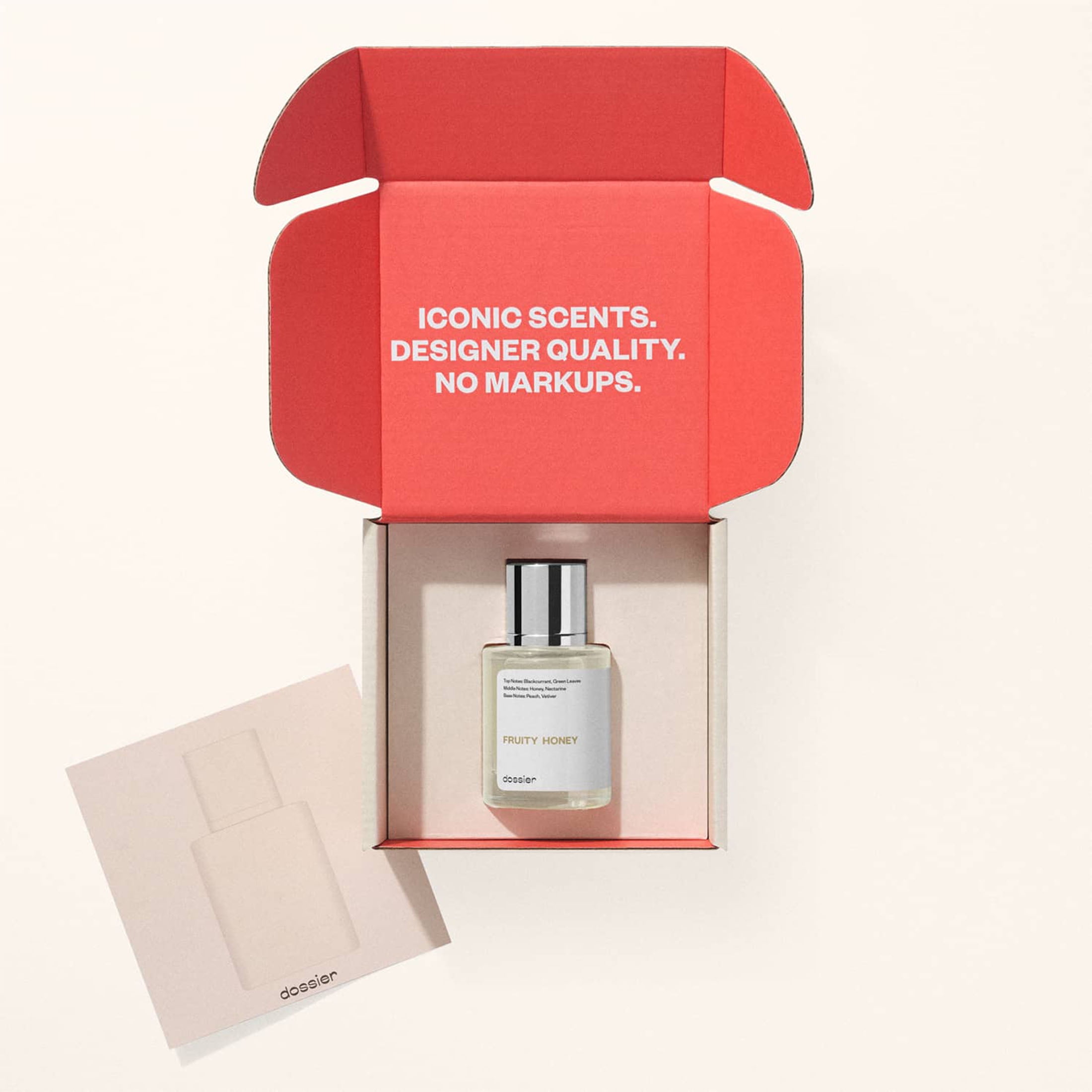 Dossier Fruity Honey Eau De Parfum, Inspired by Jo Malone's Nectarine Blossom & Honey, Unisex Perfume, 1.7 oz