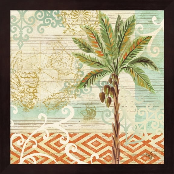 Metaverse Rebecca Lyon 'Spice Palms II' Framed Art