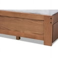 Baxton Studio Wren Modern and Contemporary Walnut Finished 3Drawer
