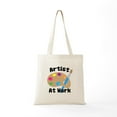 thumbnail image 5 of CafePress - Artist At Work Tote Bag - Unisex Canvas Tote Bag, Beige, 1-Piece, 5 of 6