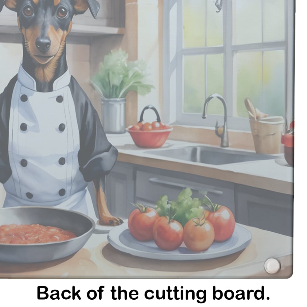 Manchester Terrier The Chef Glass Cutting Board 12 in x 15 in