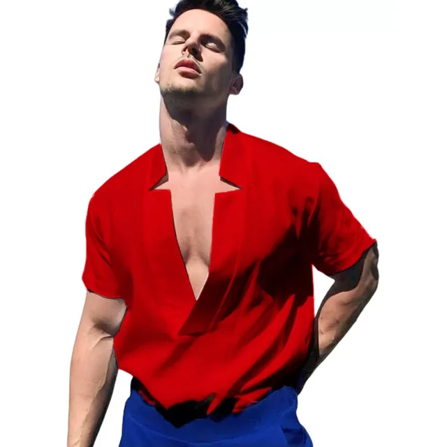 Playera Sexy Hombre Elegante Top Moda Casual