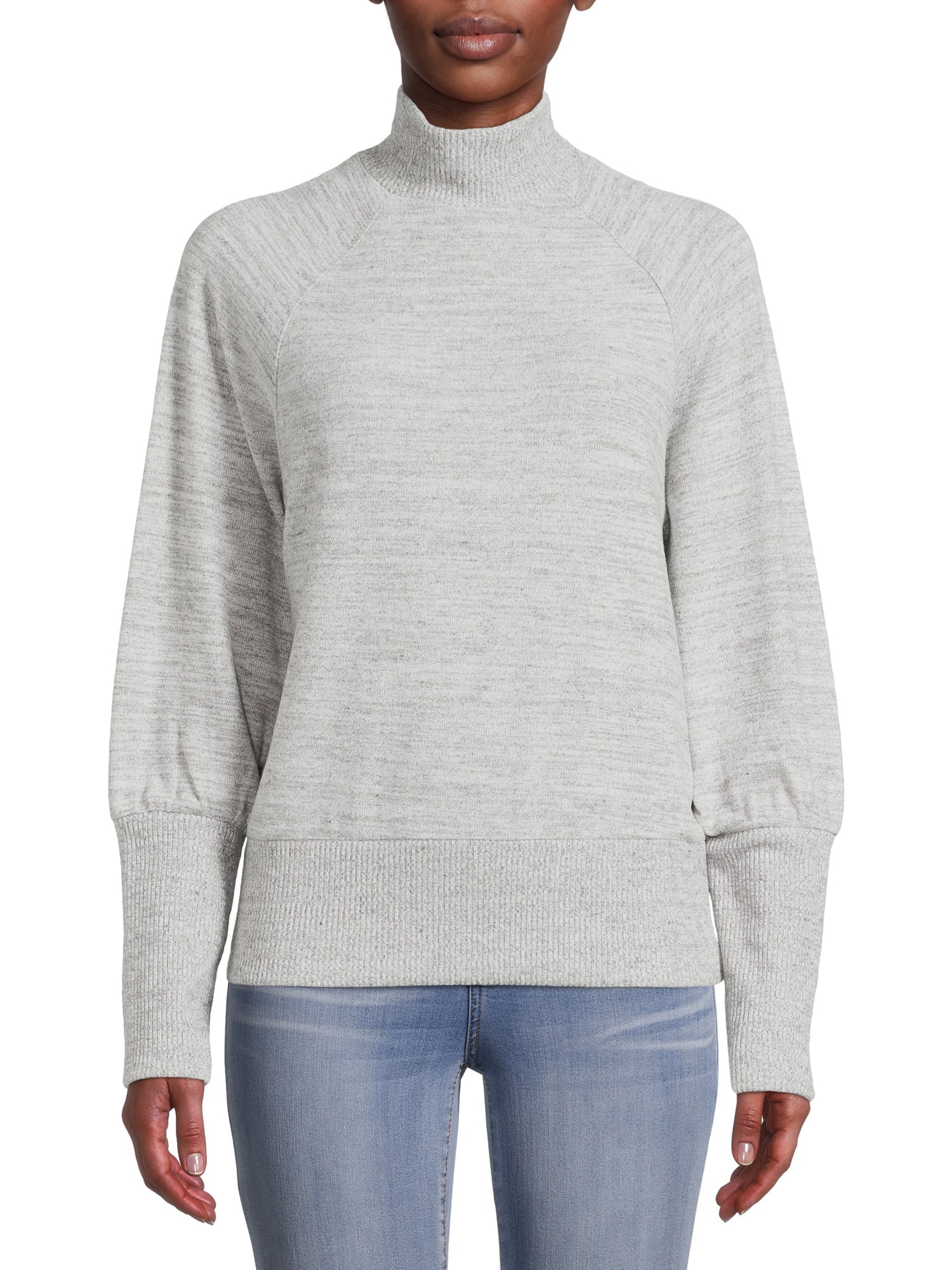 time and tru mock neck sweater