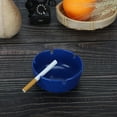 thumbnail image 4 of 6Pcs Ashtray Sets for Cigarettes, Plastic Tabletop Ash Tray Sets, Indoor Outdoor Ashtrays Perfect for Home Patio Restaurant Bar Hotel and Office Use (Set of 6 Black), 4 of 7