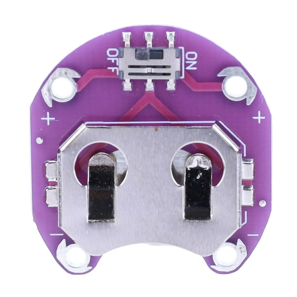LilyPad-Soporte batería pila moneda módulo montaje CR2032 para Kit bricolaje