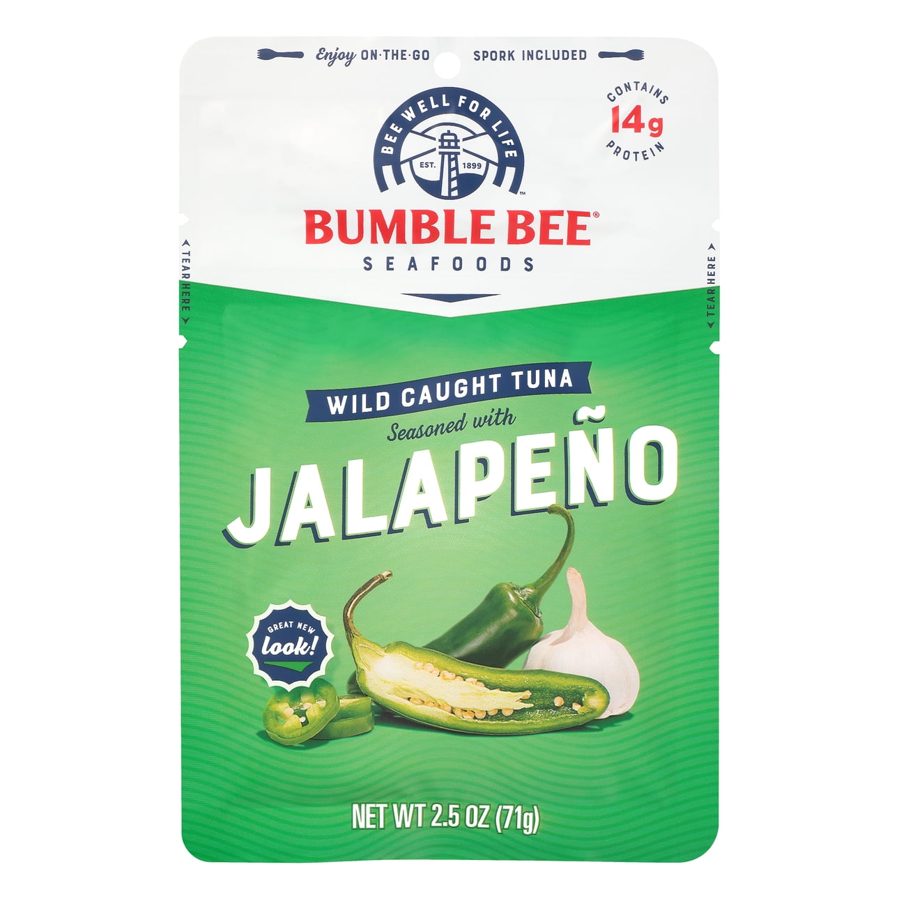 Bumble Bee Jalapeño Seasoned Tuna, 2.5 oz Pouch