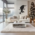 thumbnail image 4 of LaModaHome Christmas Gift Metal Wall Art, Cute Elf Decor for Holiday, Winter Design Wall Decor, Boy Elf & Xmas Elves, Festive Dwarf Home AccentHome Decoration Gift -39.4"x43.3"/100x110.cm, 4 of 5