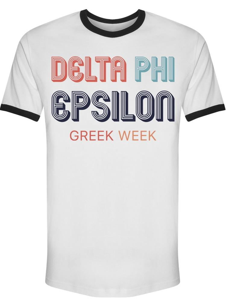 Delta Phi Epsilon Men's Ringer Tee 
