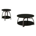 thumbnail image 1 of Dacre 2-piece Round Coffee and End Table Set Dark Charcoal, 1 of 8
