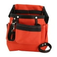 thumbnail image 3 of 600D Oxford Cloth Tool Waist Bag Pocket Tool Pouch for Electrician Carpenter Red, 3 of 8