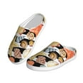 thumbnail image 2 of Fotbe Sea Shell Pattern Women's Fuzzy Curly Fur Memory Foam Loafer Slippers Indoor Outdoor Slippers Winter Home Shoes-42/43, 2 of 7
