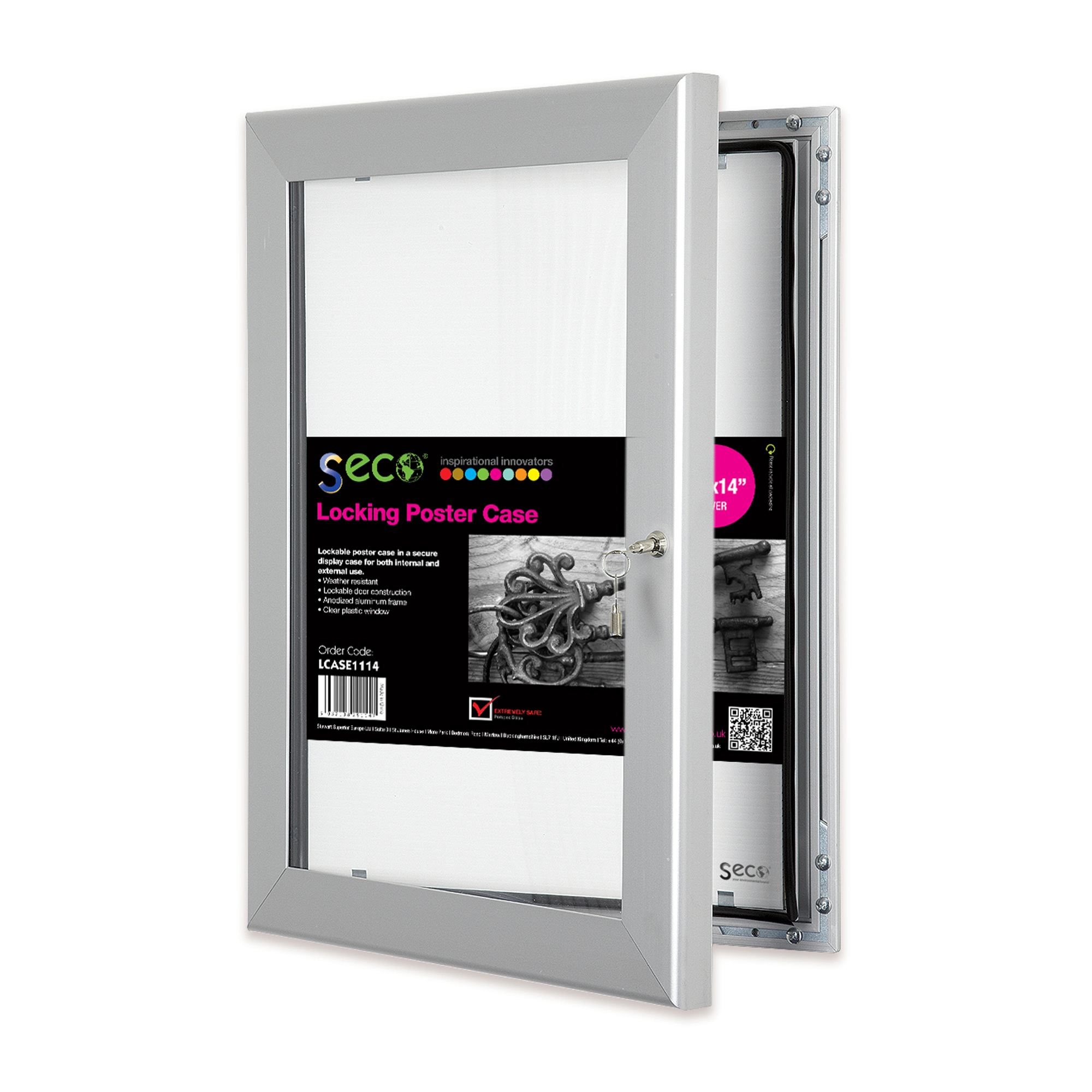 Stewart Superior Verkehrsschild „Fire Escape Keep Clear“ – 200 X 300 Mm, Halbstarrer Kunststoff