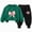 T285-Dark Green, variant on NOLDARES Toddler Baby Boy Outfits Long Sleeve Pocket Pull On Sweatshirt Printed Pants Infant Fall Winter Clothes Set(T285-Blue)