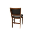thumbnail image 5 of Stakmore Bonded Leather Retro Upholstered Back Folding Chair - Brown (2-Pack), 5 of 5