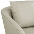 thumbnail image 5 of Studio 55D Charlie Crème Faux Leather Swivel Chair, 5 of 9