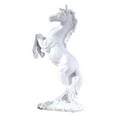 thumbnail image 4 of Estatua de caballo de resina, figura en miniatura, centro de mesa creativo, escultura de caballo Blanco, 4 of 9