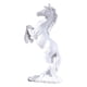 thumbnail image 4 of Estatua de caballo, figura de animal, artesanía, adorno moderno, adorno, animal coleccionable Blanco, 4 of 9