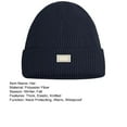 thumbnail image 6 of ievspot Men Winter Hat Knitted Pure Color Elasticity Thick Ear-protecting Cap Father Grandfather Headwear Outdoor Cap, 6 of 8