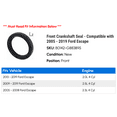 thumbnail image 2 of Front Crankshaft Seal - Compatible with 2005 - 2019 Ford Escape - National, 2 of 2