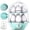 GREEN, variant on Double Layer Egg Cooker -Electric Egg Steamer Holds 14 Eggs-for Boil, Poach, Steam Eggs & Veggies, Compact Breakfast Appliance