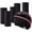 Black, variant on 120 count 4CM Hair Ties No ,Hair Bands, Ponytail Holders,Black Super Elastic Seamless Towel Hair Bands - Soft Women's Hair Ties Scrunchies Elastic Hair Accessories