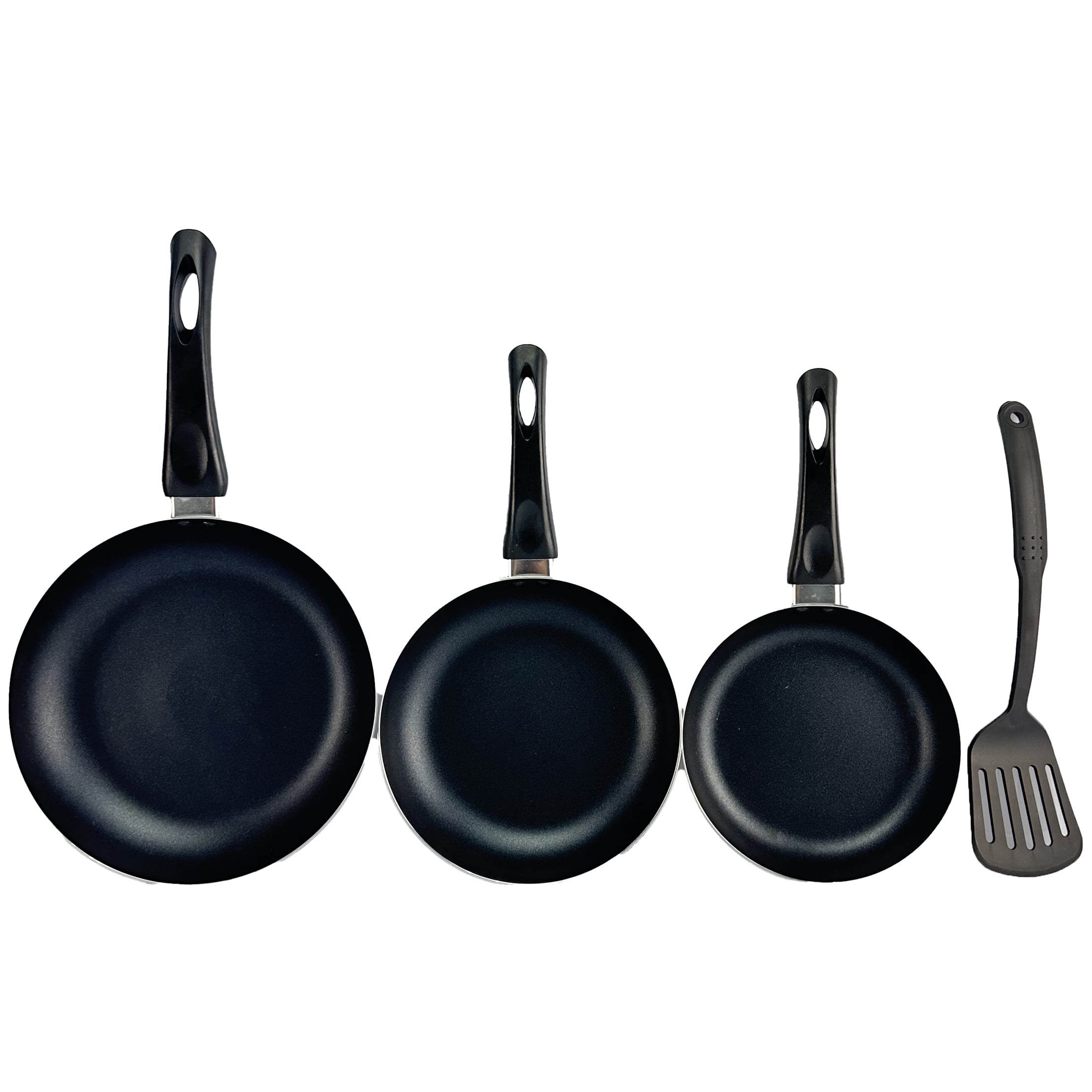 Cocina Criolla 7", 8" and 9.5" Frying Pans Set with Gadget