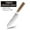 Santoku Knife, variant on Kitchen Knife Japanese Hammered Chef's Cleaver Knife for Cutting and Slicing Meat and Vegetables