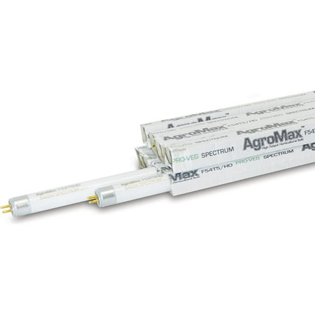 

8-Pack 4 Foot (45.75 ) 5 400K Super Veg T5 Fluorescent Grow Light Bulbs - (8) F54T5HO Bulbs