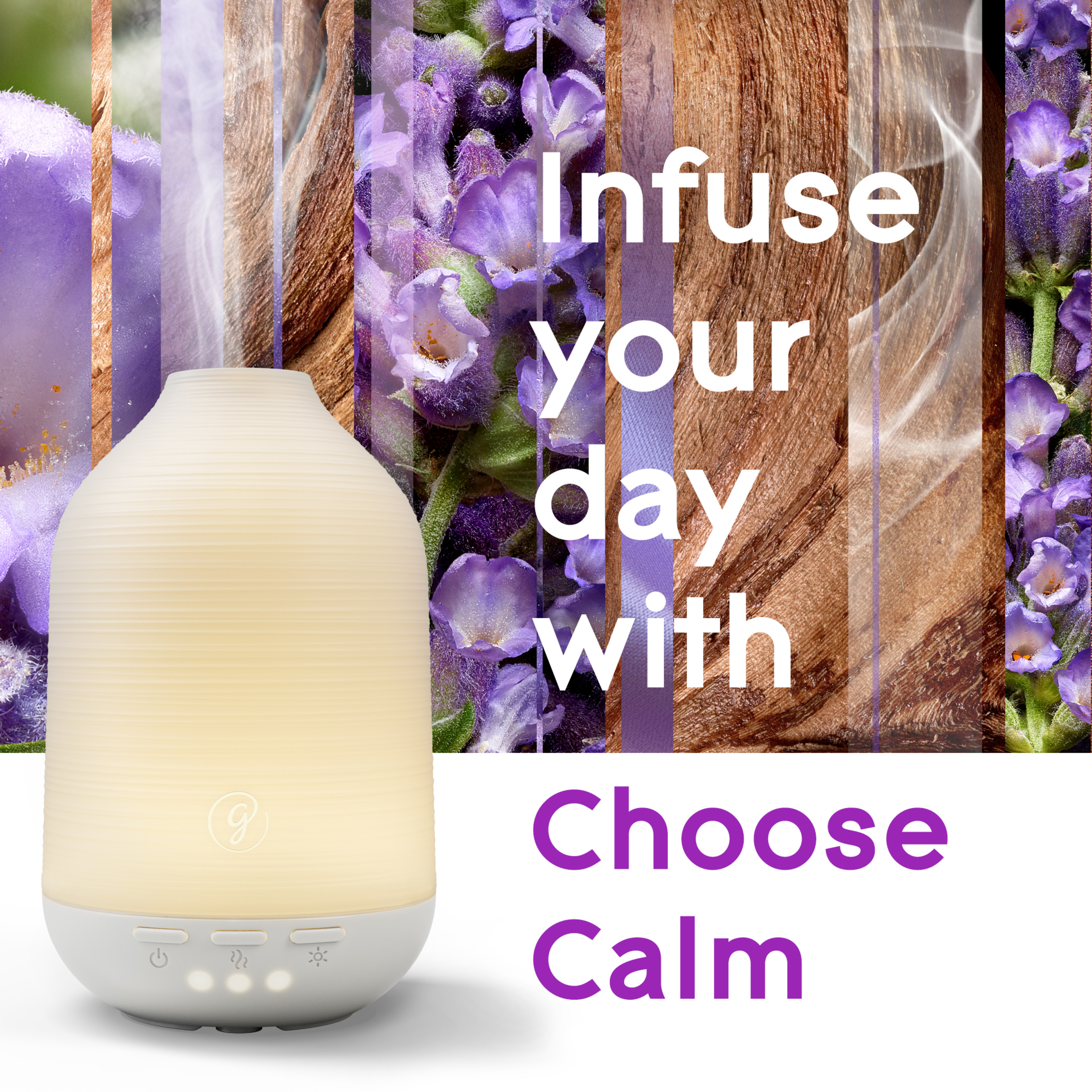 Glade Aromatherapy Lavender & Sandalwood Cool Mist Diffuser with Refill photo 3