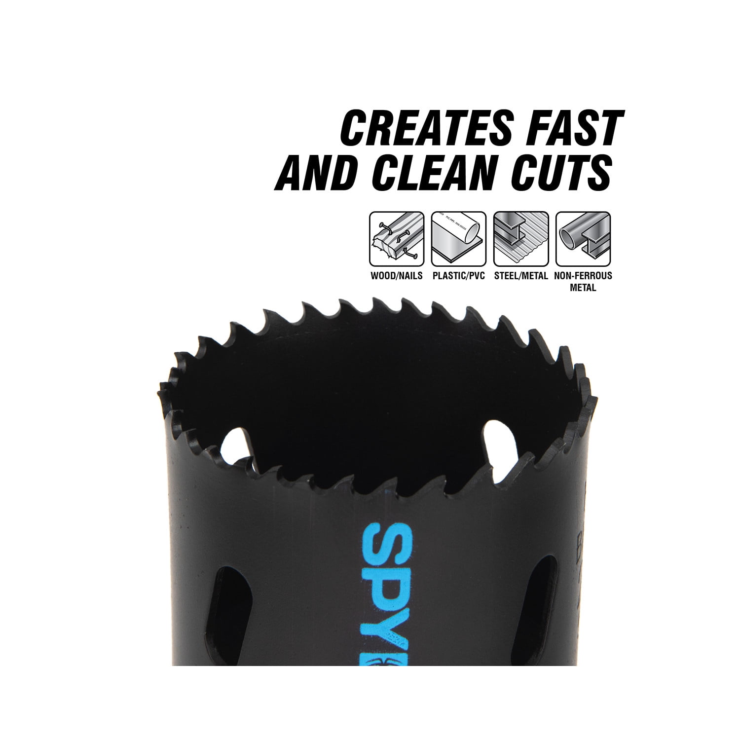 Spyder Rapid Core Eject™ 6-3/8-Inch Bi-Metal Hole Saw 600928CF