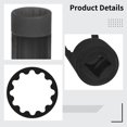 thumbnail image 3 of 24 mm Suspension Strut Socket Tool, 12-Point 1/2 Inches Drive Strut Nut Remover Compatible with Porsche Macan, Steel Socket for Easy Shock Absorber Removal, Automotive Repair Tool, 3 of 5