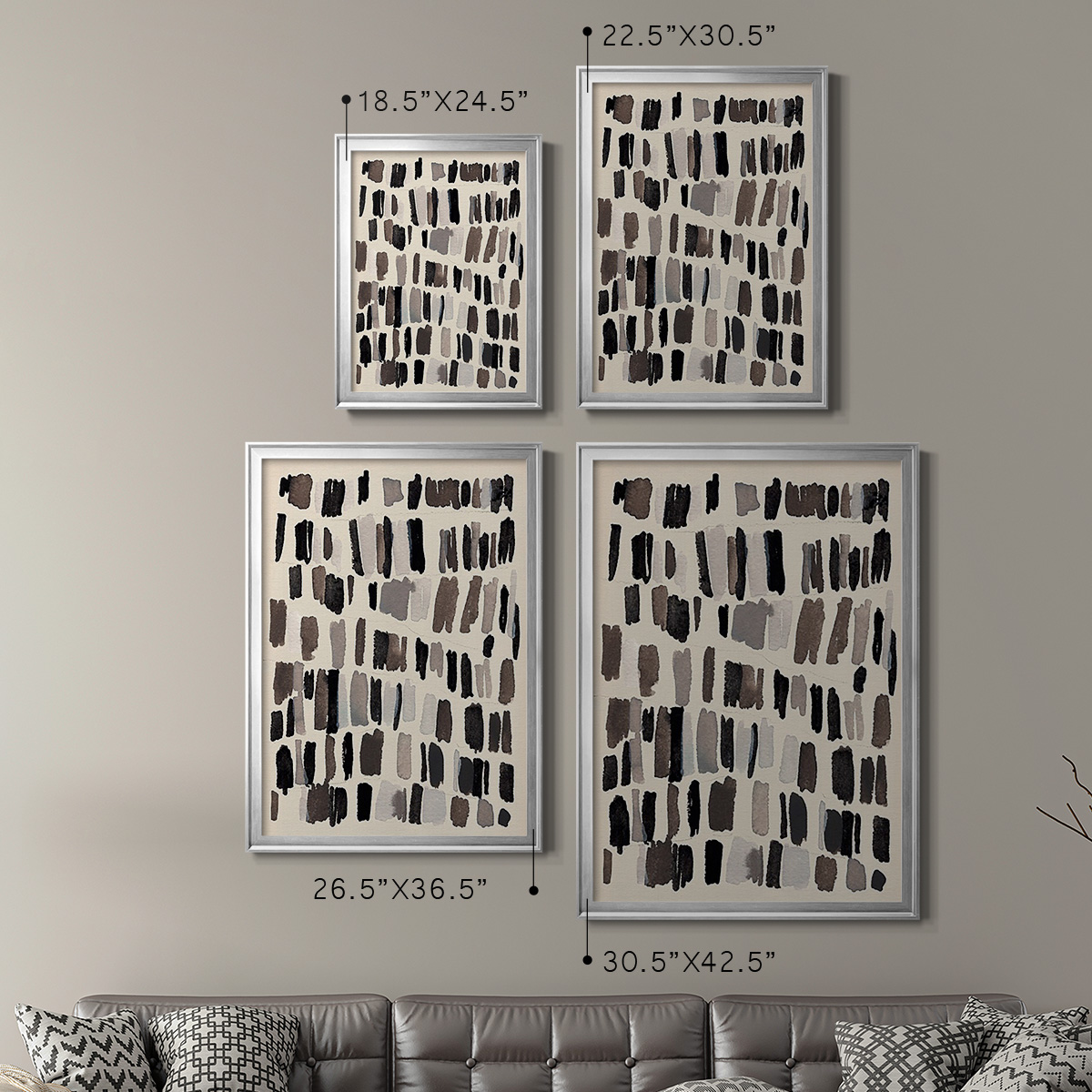 Chalk and Flint III Premium Framed Print, in Gold, Black, or Silver - Ready to Hang