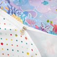 thumbnail image 4 of meiyoeat marine Monogrammed S Design Twin Duvet Cover,Sequins Mermaid Print Initial Twin Bedding,Reversible,2 Pieces,1 Duvet Cover and 1 Pillowcase, 4 of 6