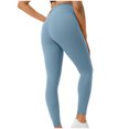 thumbnail image 5 of REALiKUN High Waist Buttery Soft Lightweight Capri Leggings High Rise Workout Yoga Pants, 5 of 5