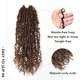 thumbnail image 5 of Hair ToyTress Yanky Twist de ganchillo, 30 cm, 8 paquetes (240 mechones), 5 of 8