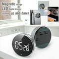 thumbnail image 4 of Round Rotary Digital Timer Stopwatch LED 99 Minutes 59 Seconds Studying Meditation Countdown Alarm 3 Level Volume Kitchen Gadget, 4 of 9