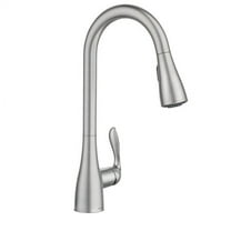 Moen 87912SRS Georgene Spot Resist Stainless 1-Handle Deck Mount Pull-Down Handle/Lever Commercial/Residential Kitchen Faucet (Deck Plate Included)